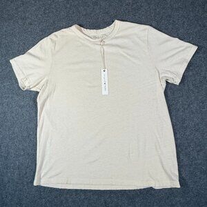 Imogene + Willie Womens Classic Knit Vintage White Crew Soft Sz XL Casual NWT
